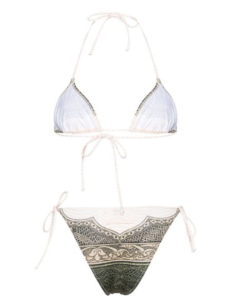 Bikini à imprimé Jean Paul Gaultier