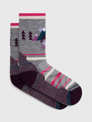 Ponožky s hvězdami Smartwool šedé