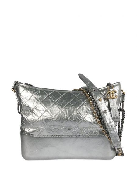 Taška přes rameno Chanel Pre-owned stříbrná