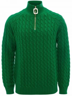 Пуловер Jw Anderson зелено