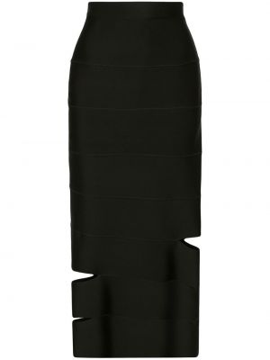 Puzdrová sukňa Alexander Mcqueen čierna