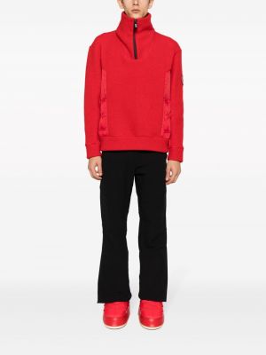 Bluza rozpinana filcowa Giorgio Armani czerwona