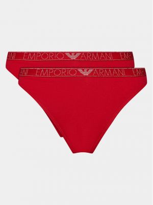 Pantalon culotte Emporio Armani Underwear rouge
