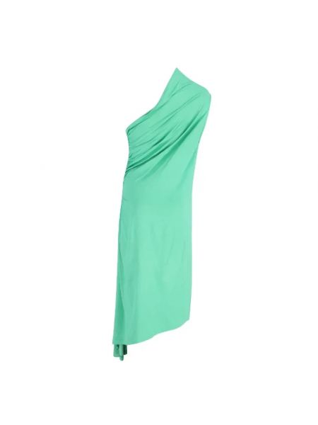 Jedwabna gorsetowa sukienka Ralph Lauren Pre-owned zielona