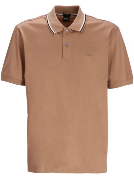 Poloshirt Boss brun