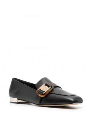 Loafers med fyrkantig tå Ferragamo svart