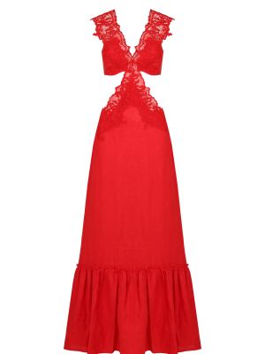Платье Ermanno Scervino красное