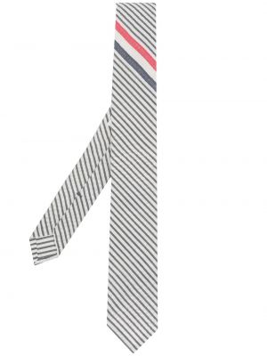 Krawat wełniany w paski Thom Browne