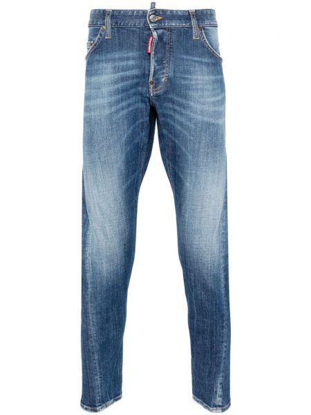 Slim fit-farkut Dsquared2 sininen