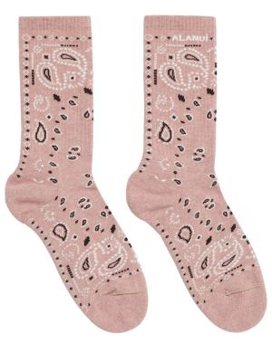 Bavlnené ponožky Alanui ružová