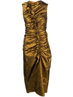 Midi obleka Ulla Johnson zlata