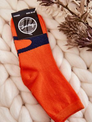 Bavlnené ponožky Kesi oranžová
