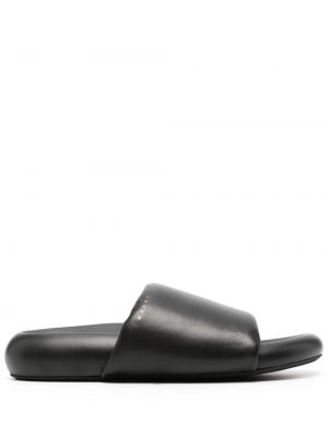 Sandali a punta appuntita con punta aperta Marni nero