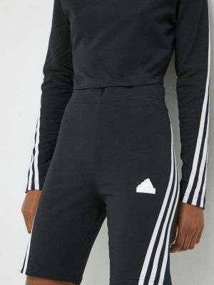 Kratke hlače visoki struk Adidas crna