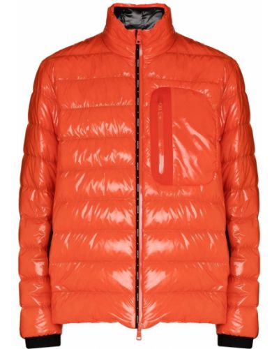 Lang jakke Moncler oransje