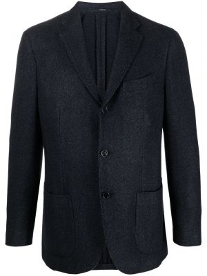 Kashmir lang blazer Lardini blå