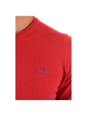 Jersey de algodón de tela jersey Gant rojo
