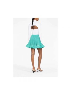 Mini falda Lanvin verde