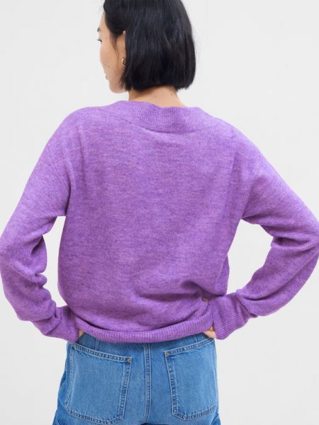Cardigan tricotate cu decolteu în v Gap violet