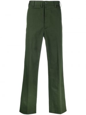 Pantaloni cu picior drept Marni verde