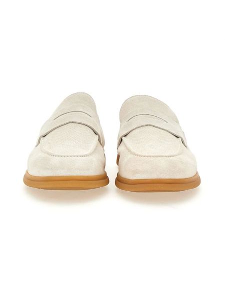 Loafers de ante Eleventy beige