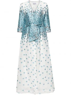 Жакардова макси рокля на цветя Baruni