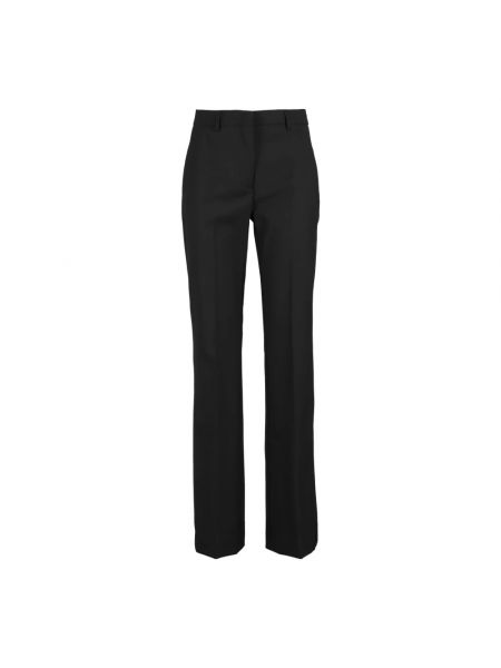 Szerokie spodnie eleganckie Semicouture czarne