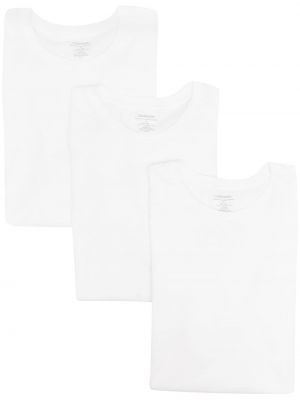 Koszulka z okrągłym dekoltem Calvin Klein biała