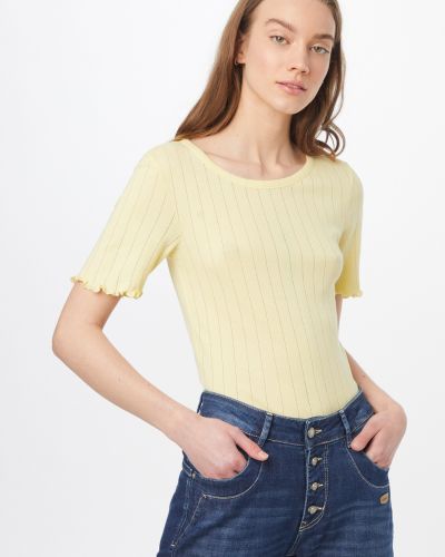 Marškinėliai Modström geltona