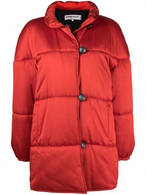 Abrigo acolchado oversized Yves Saint Laurent Pre-owned rojo