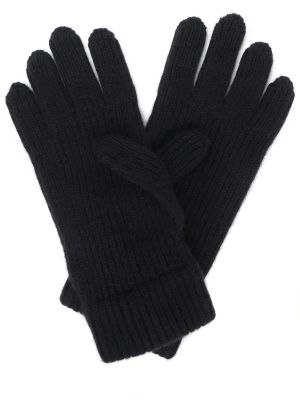 Кашемировые перчатки Giorgio Armani синие