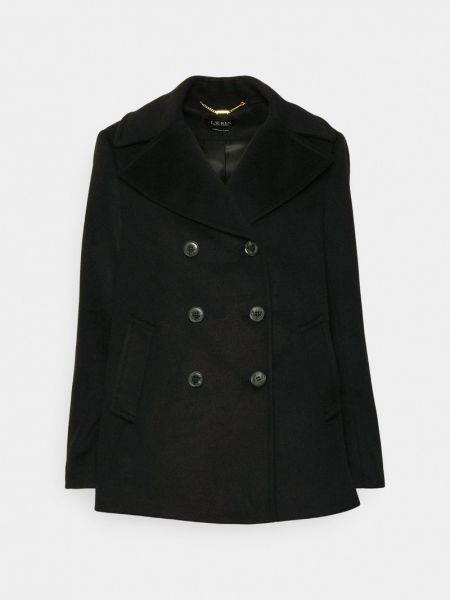 Krótki płaszcz Lauren Ralph Lauren czarny