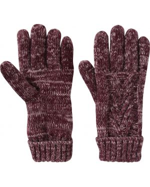 Bordowe rękawiczki Mountain Warehouse
