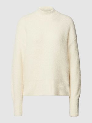 Dzianinowy sweter Esprit biały
