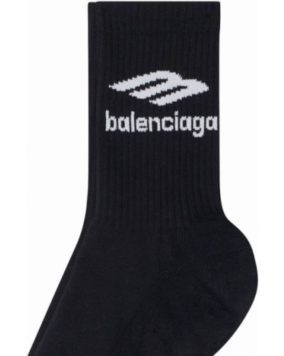 Sportinės kojinės Balenciaga juoda