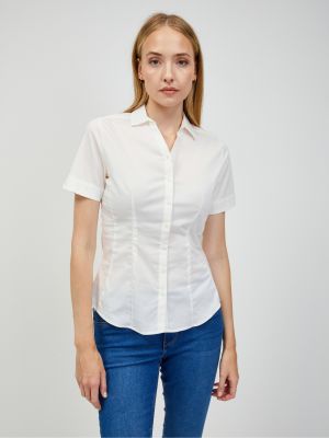 Риза с къс ръкав Orsay сиво