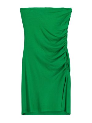 Mini šaty Bershka zelená