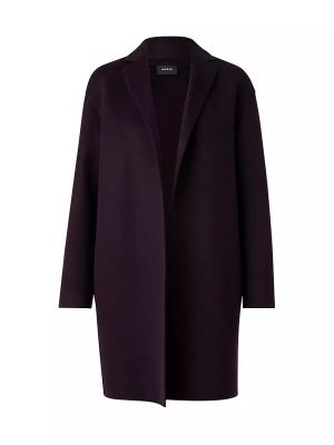 Кашемировое двухцветное пальто Akris, blackberry