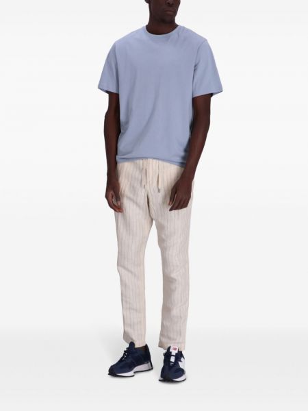 Pruhované kalhoty Polo Ralph Lauren bílé