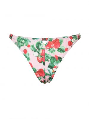 Bikini con estampado Fleur Du Mal rosa