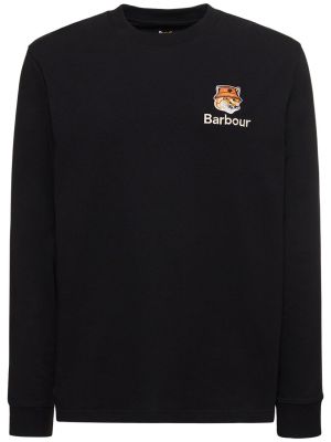 Tričko Barbour čierna