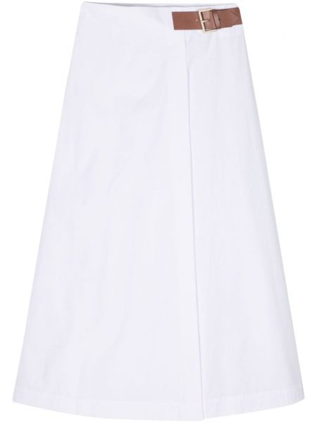 Midi suknja Lorena Antoniazzi bijela