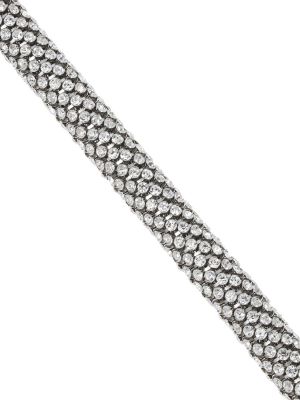 Křišťálový náhrdelník Dolce & Gabbana stříbrný