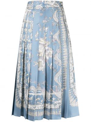 Falda con estampado Emilio Pucci azul