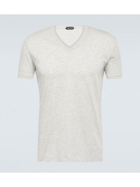 Jersey bomull t-shirt Tom Ford grå