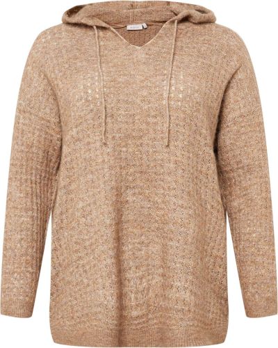 Pikčasti pulover Fransa Curve rjava