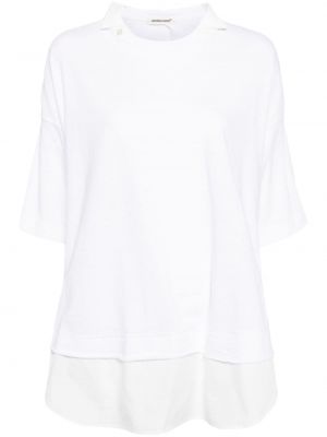 Βαμβακερή μπλούζα Undercover λευκό