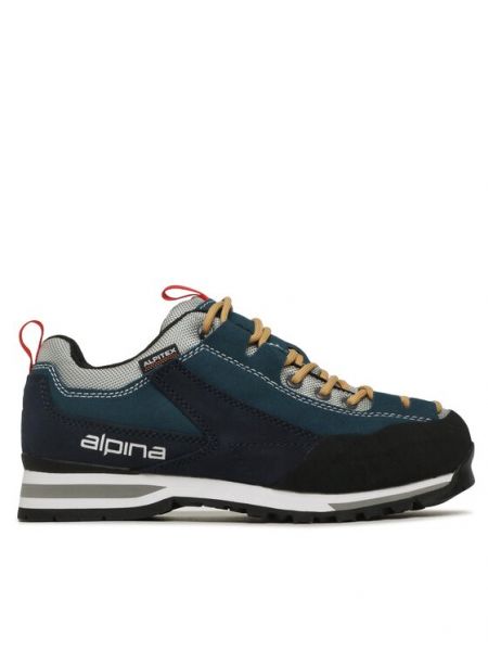 Modré kotníkové boty Alpina