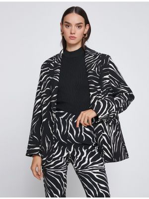 Пиджак с принтом зебра Koton