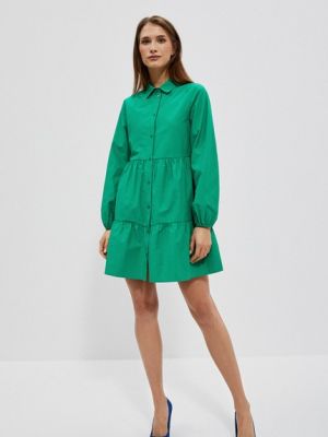 Košilové šaty Moodo zelené